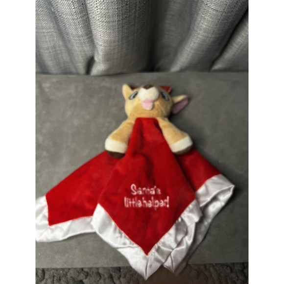 Rudolph the Red Nosed Reindeer First Christmas Plush Security Blanket Lovey 14” - Picture 8 of 8
